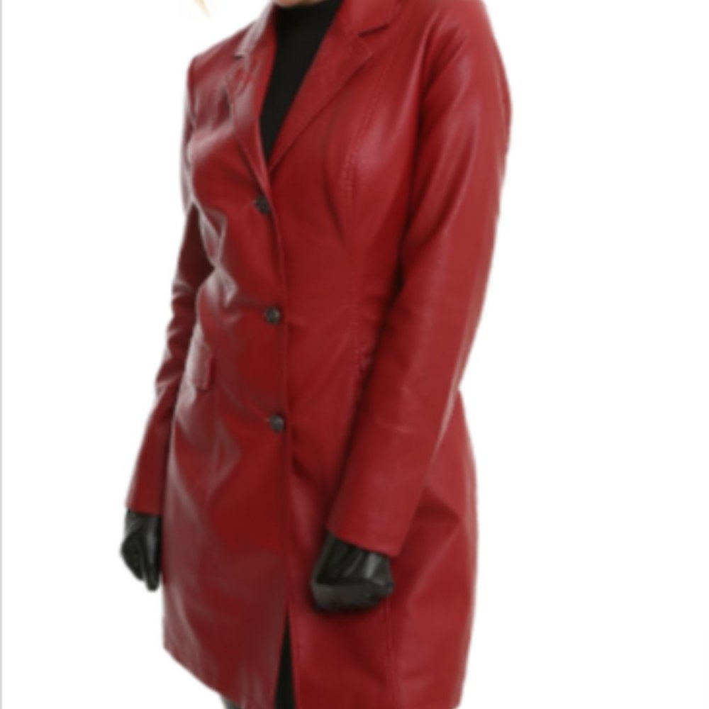 Buffy the Vampire Red Trench Coat